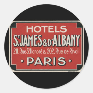 Paris Vintage Reisbagage Label