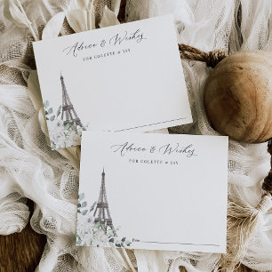 Paris Vrijgezellenfeest Advies & Wishes Kaart