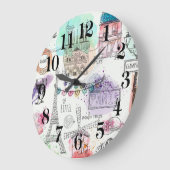 Paris Wall Clock Grote Klok (Hoek)