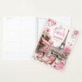 Paris Watercolor Roze Maand Planner (Display)