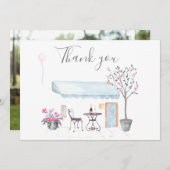 Paris Wedding bedankt je foto (Voorkant / Achterkant)