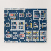 Paris Windows puzzel Legpuzzel (Horizontaal)