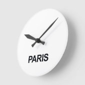 PARIS WORLDWIDE TIMEZONE CLOCK SET RONDE KLOK (Hoek)