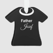 Parish Priest Clergy's Clerical Collar Ornament (voorkant)