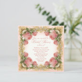 Parisiaans Roos Vrijgezellenfeest Kaart (Staand voorkant)