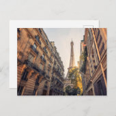 Parisiaans uitzicht briefkaart (Voorkant / Achterkant)