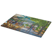 Parisiaanse ochtend. snijplank (Hoek)