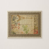 Parisiaanse Vintage met Eiffeltoren Legpuzzel (Horizontaal)