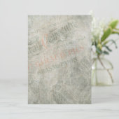 -Parisian Ad Style Birthday Kaart (Staand voorkant)