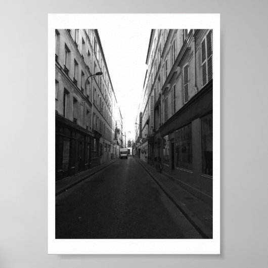 Parisian Alley Poster (Voorkant)