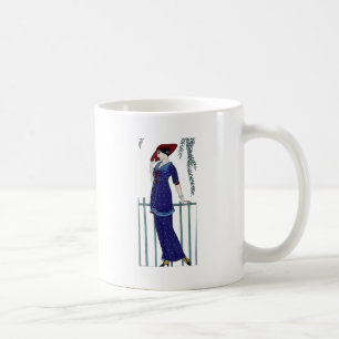 Parisian Art deco 1920s mode dame Koffiemok