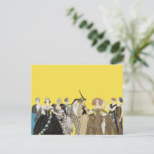  Parisian Art Deco Mode - George Barbier Briefkaart (Staand voorkant)