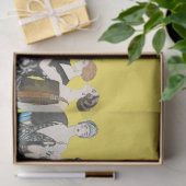  Parisian Art Deco Mode - George Barbier Tissuepapier (Geschenk)