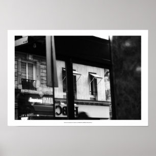 Parisian Atmosphere Windows en Reflections Poster