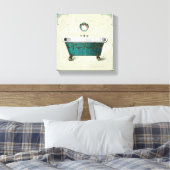 Parisian Bath Canvas Afdruk (Insitu (Slaapkamer))