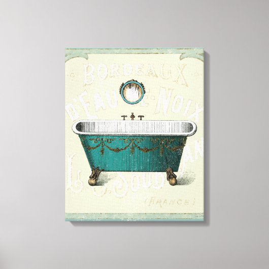 Parisian Bath Canvas Afdruk (Voorkant)