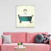 Parisian Bath Canvas Afdruk (Insitu (Woonkamer))
