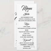 Parisian Doodles Menu (Voorkant / Achterkant)