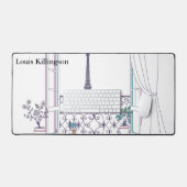 Parisian Haussmann Window View Aesthetic (Clavier et souris)