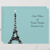 Parisian Lights Wedding Programme (Voorkant / Achterkant)