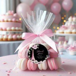 Parisian Oh La La Bridal Shower Ronde Sticker