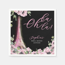 Parisian Oh La La Bridal Shower Servet