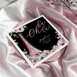 Parisian Oh La La Bridal Shower Servet