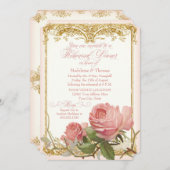 Parisian Roos Manor House Rehearsal Kaart (Voorkant / Achterkant)