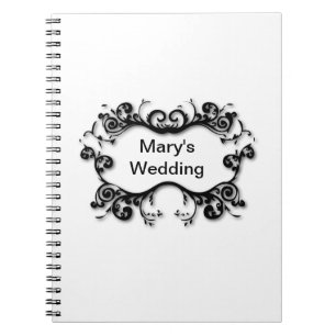 Parisian Scrolls Jouw tekst Notitieboek