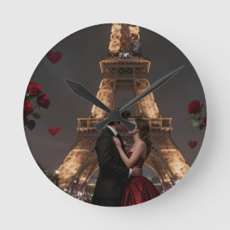 Parisian Valentines Day Ronde Klok