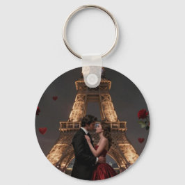 Parisian Valentines Day Sleutelhanger