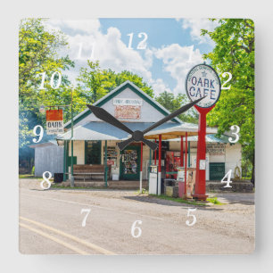 Park Algemeen Winkel Wandklok Vierkante Klok
