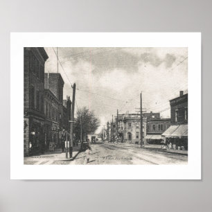 Park Ave., Rutherford, New Jersey  Poster