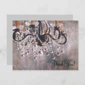 Park Avenue Chandelier ~ Briefkaart Art (Voorkant / Achterkant)