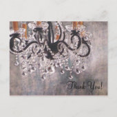 Park Avenue Chandelier ~ Briefkaart Art (Voorkant)