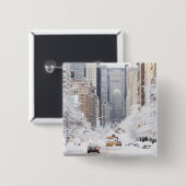 Park Avenue Vierkante Button 5,1 Cm (Voorkant /achterkant)