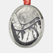 Park bench metalen ornament (Links)