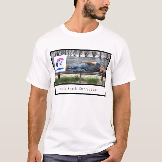 Park Bench Surrealist T-shirt (Voorkant)