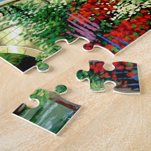 Park Bridge Jigzaag Puzzle Legpuzzel (Zijkant)