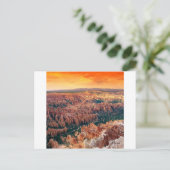Park Bryce Canyon Utah Briefkaart (Staand voorkant)