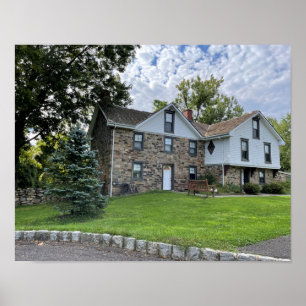 Park Building met Tree Poster