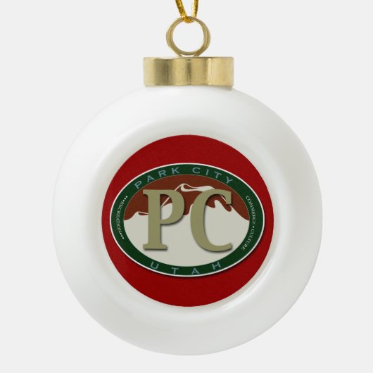 Park City Ceramic Keepomwille Ornament (Voorkant)