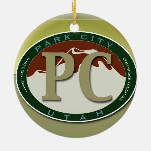 Park City Souvenir Ornament (Achterkant)