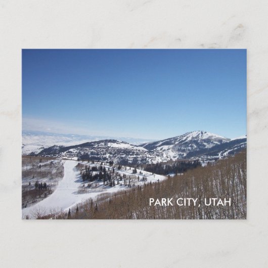 PARK CITY, UT BRIEFKAART (Voorkant)