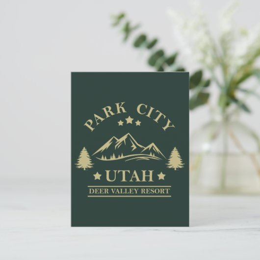 Park City Utah Briefkaart (Staand voorkant)