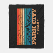 Park City Utah  Fleece Deken (Voorkant)