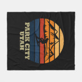 Park City Utah  Fleece Deken (Voorkant (Horizontaal))