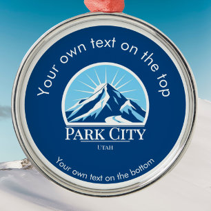 Park City Utah medaille Ornament