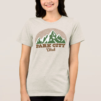 Park City Utah Mountain Tri-Blend Shirt
