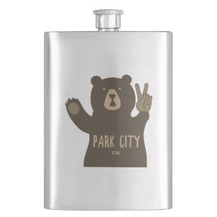 Park City Utah Peace Beer Flacon